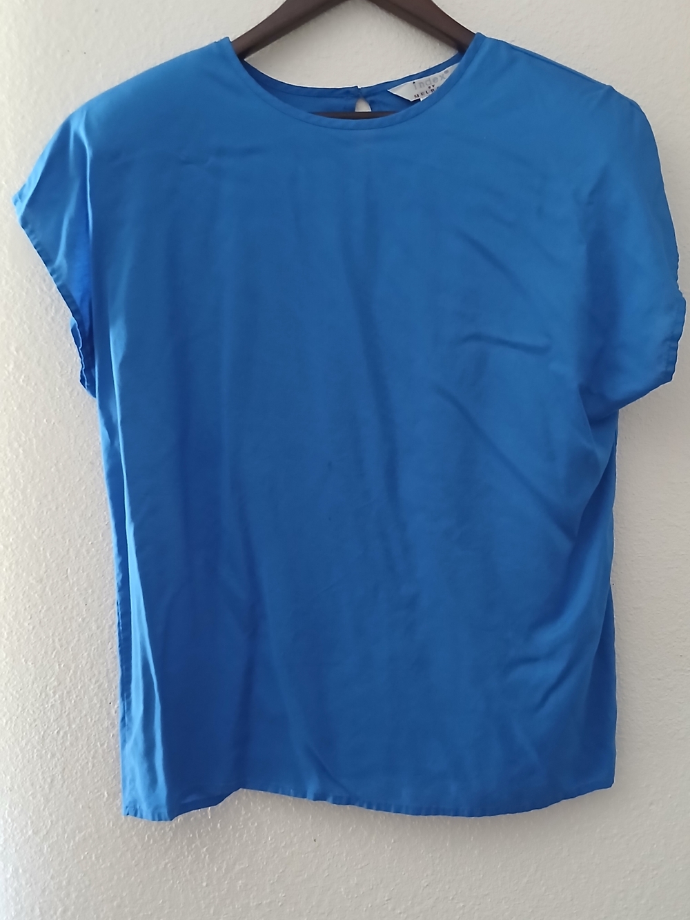 Index by Melrose Royal Blue Short Sleeve Top